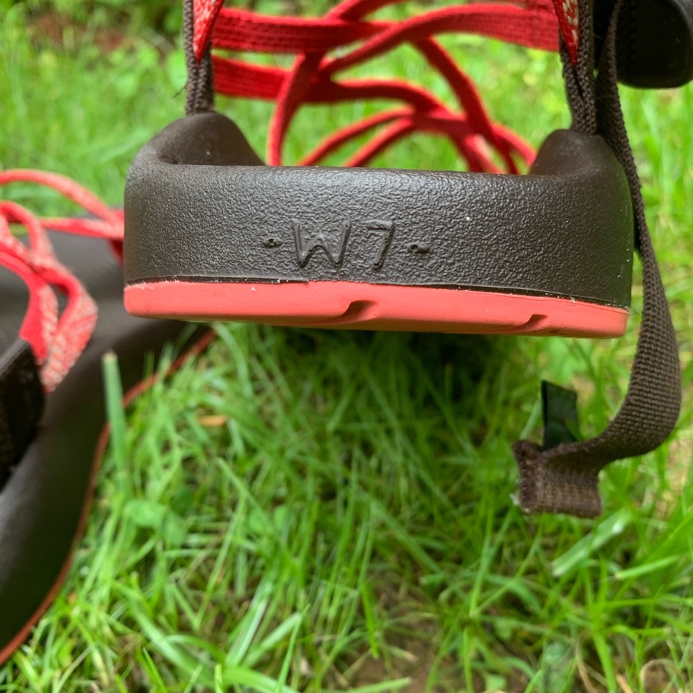 Chaco Red & Brown Double Strap - image 4